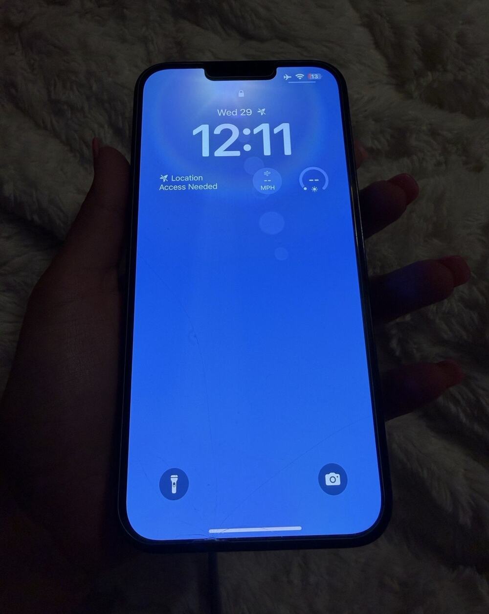 Apple iPhone 13 Pro Max 256GB Blue Slate iOS 26.6